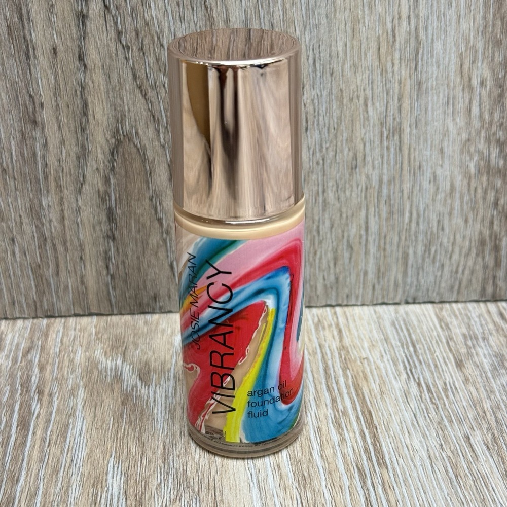 Josie Maran Vibrancy Argan Oil Foundation Fluid 30ml/1oz EUPHORIC RG20 NEW